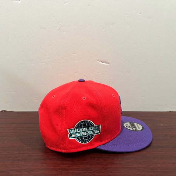 New Era, 9Fifty Snapback Hat, Chicago White Sox, Pink & Purple - Picture 10 of 10